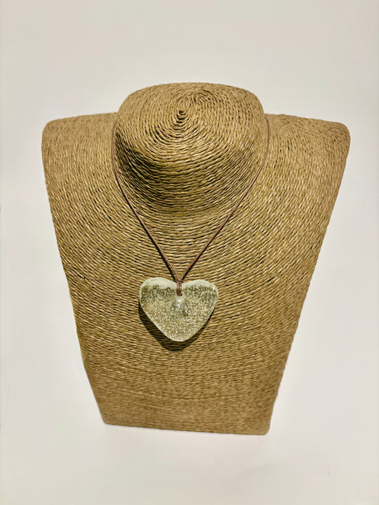 Recycled Glass Pendant Necklace