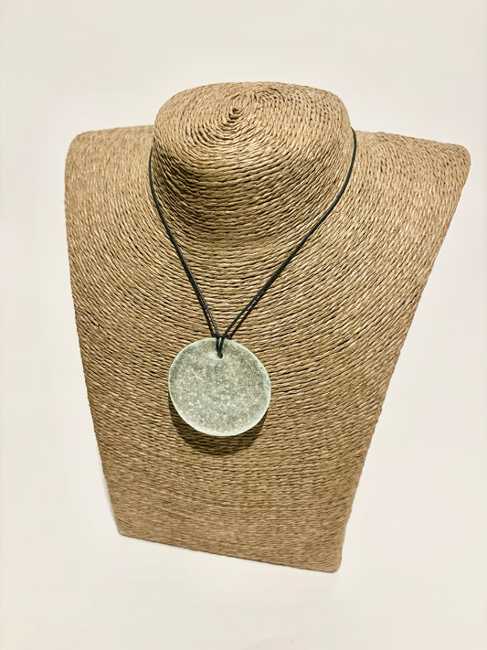 Recycled Glass Pendant Necklace