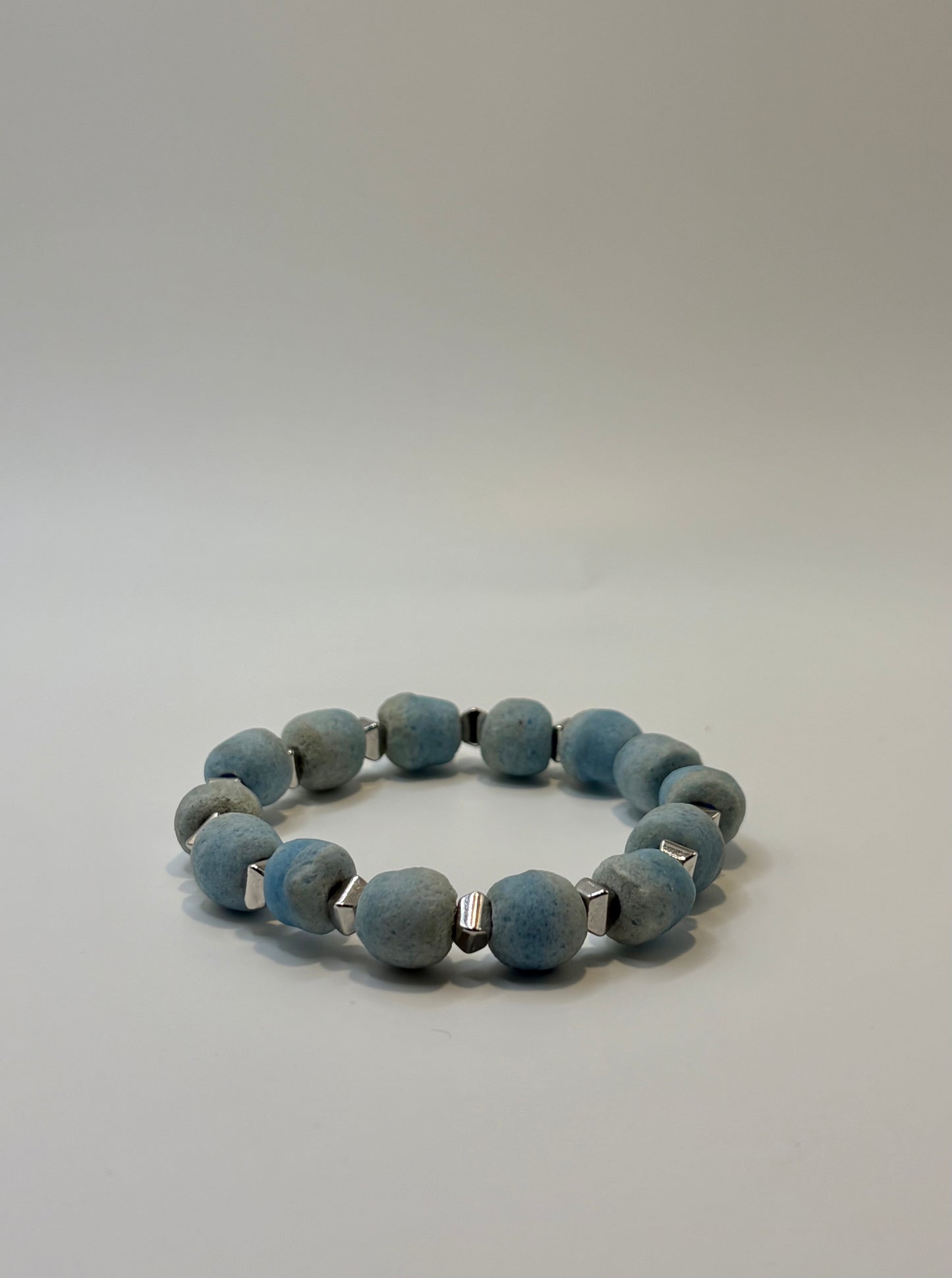 Recycled Glass Bead Bracelet - Fall Collection