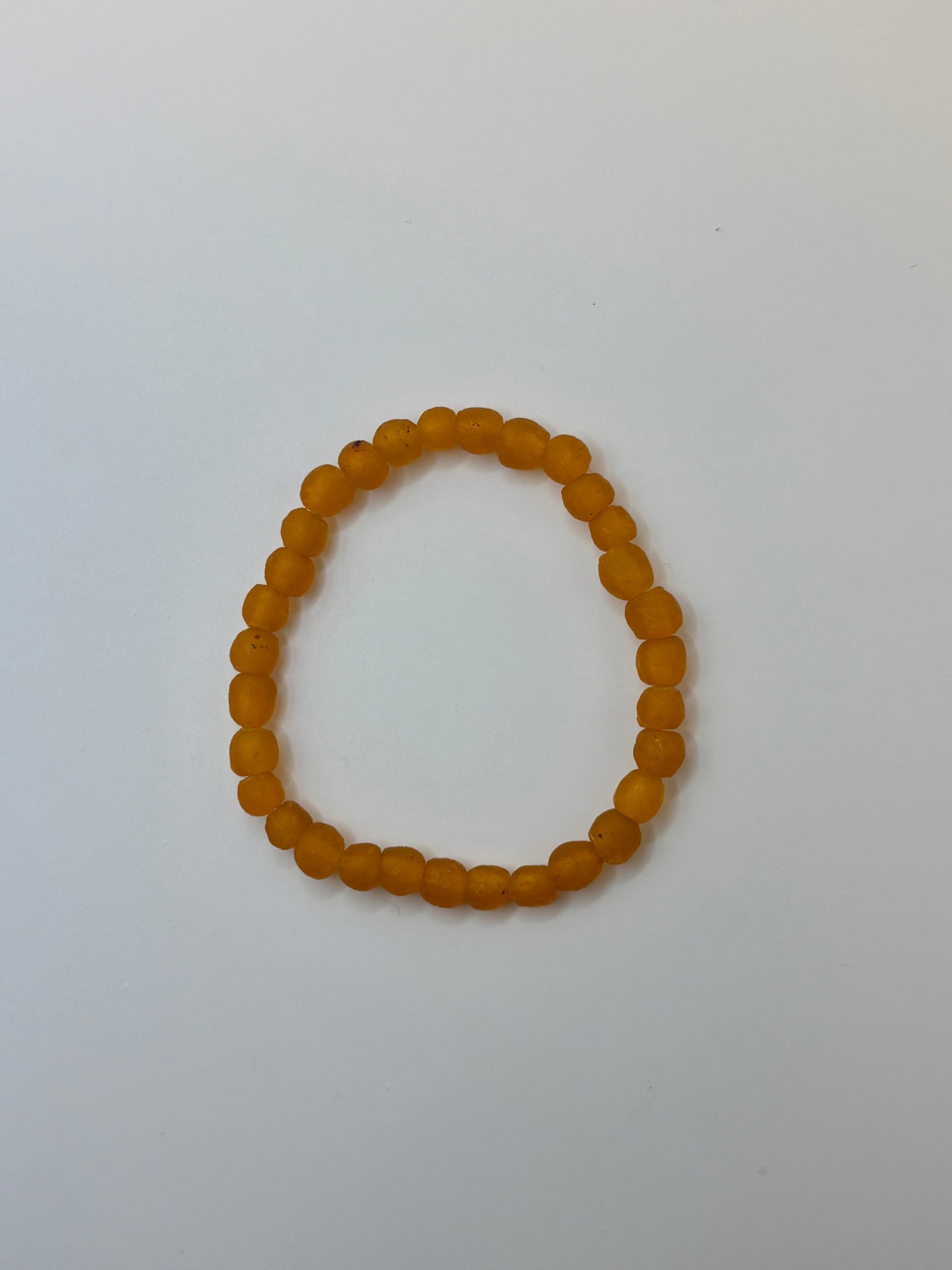 Recycled Glass Bead Bracelet - Fall Collection