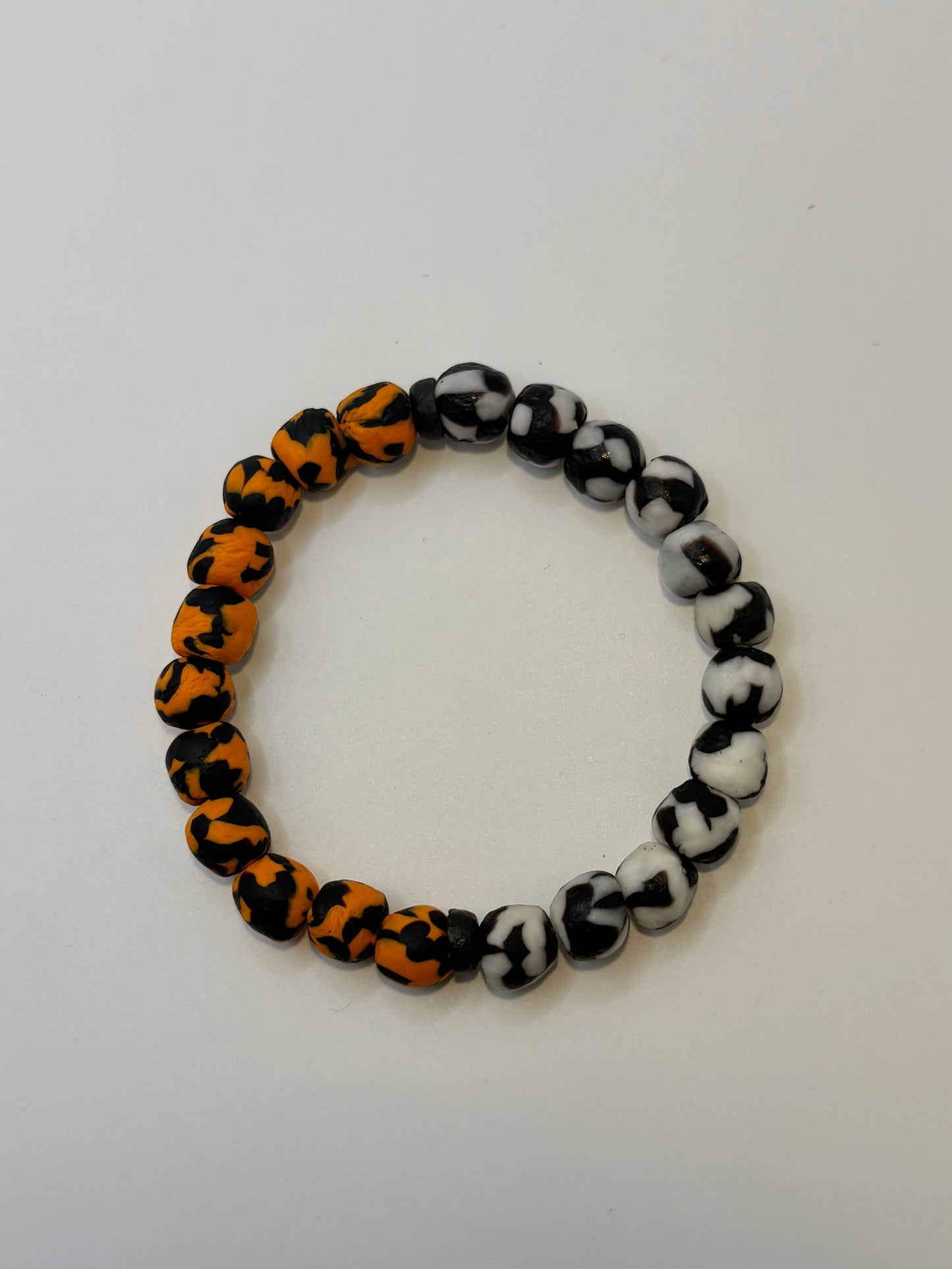 Recycled Glass Bead Bracelet - Fall Collection
