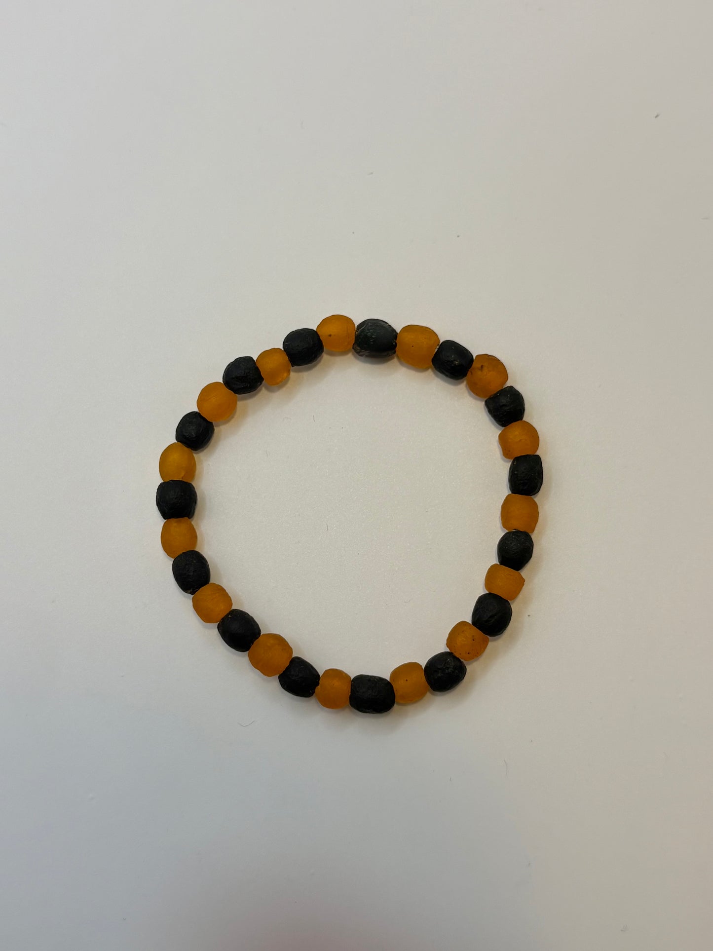 Recycled Glass Bead Bracelet - Fall Collection
