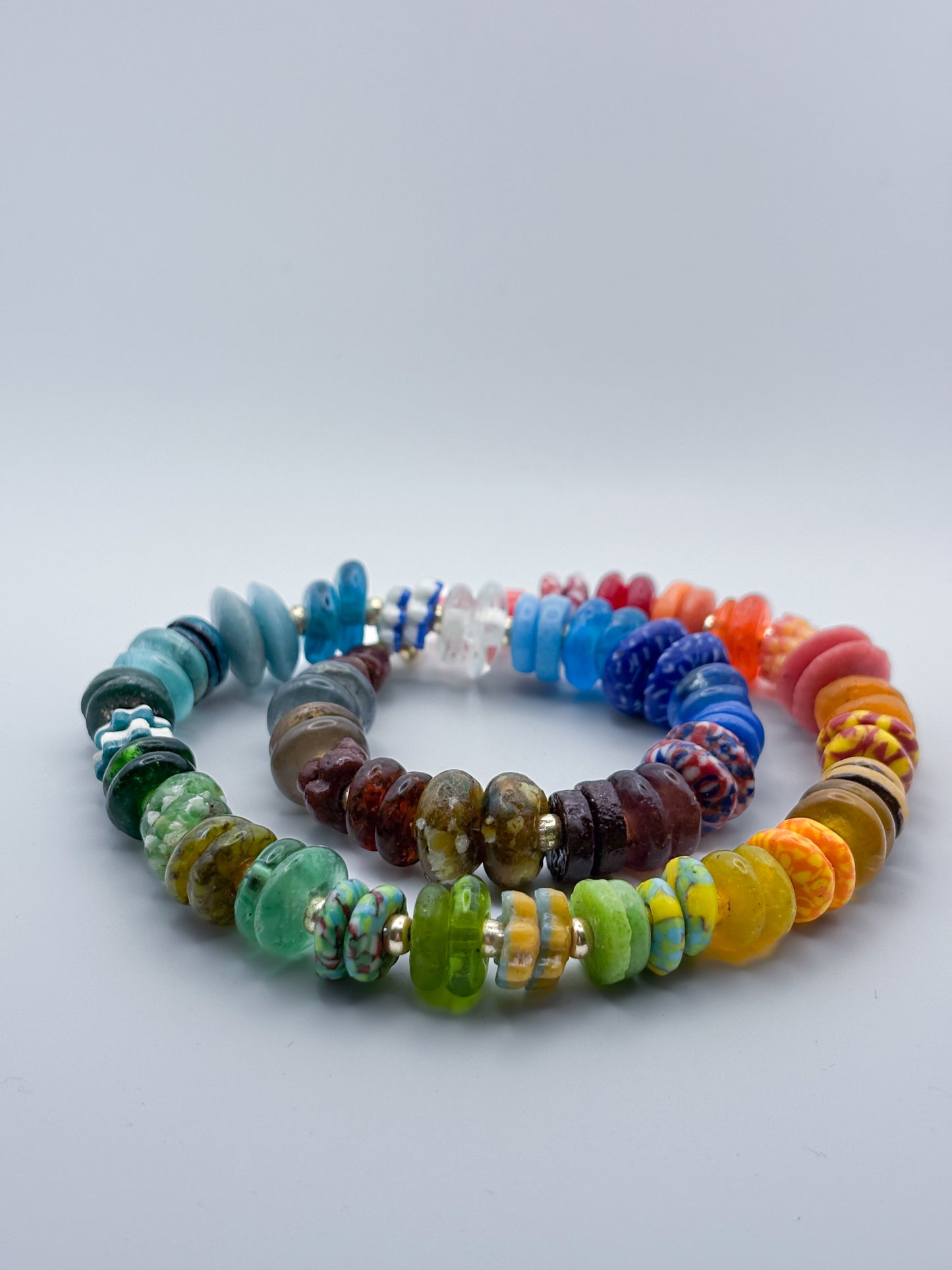 Recycled Glass Bead Necklace