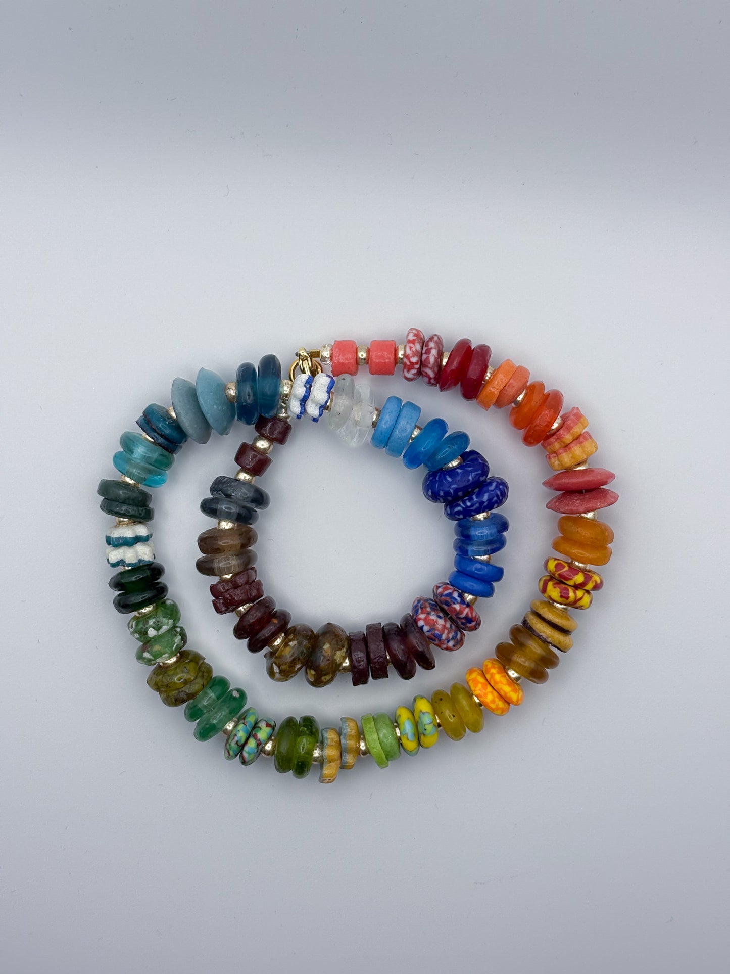 Recycled Glass Bead Necklace