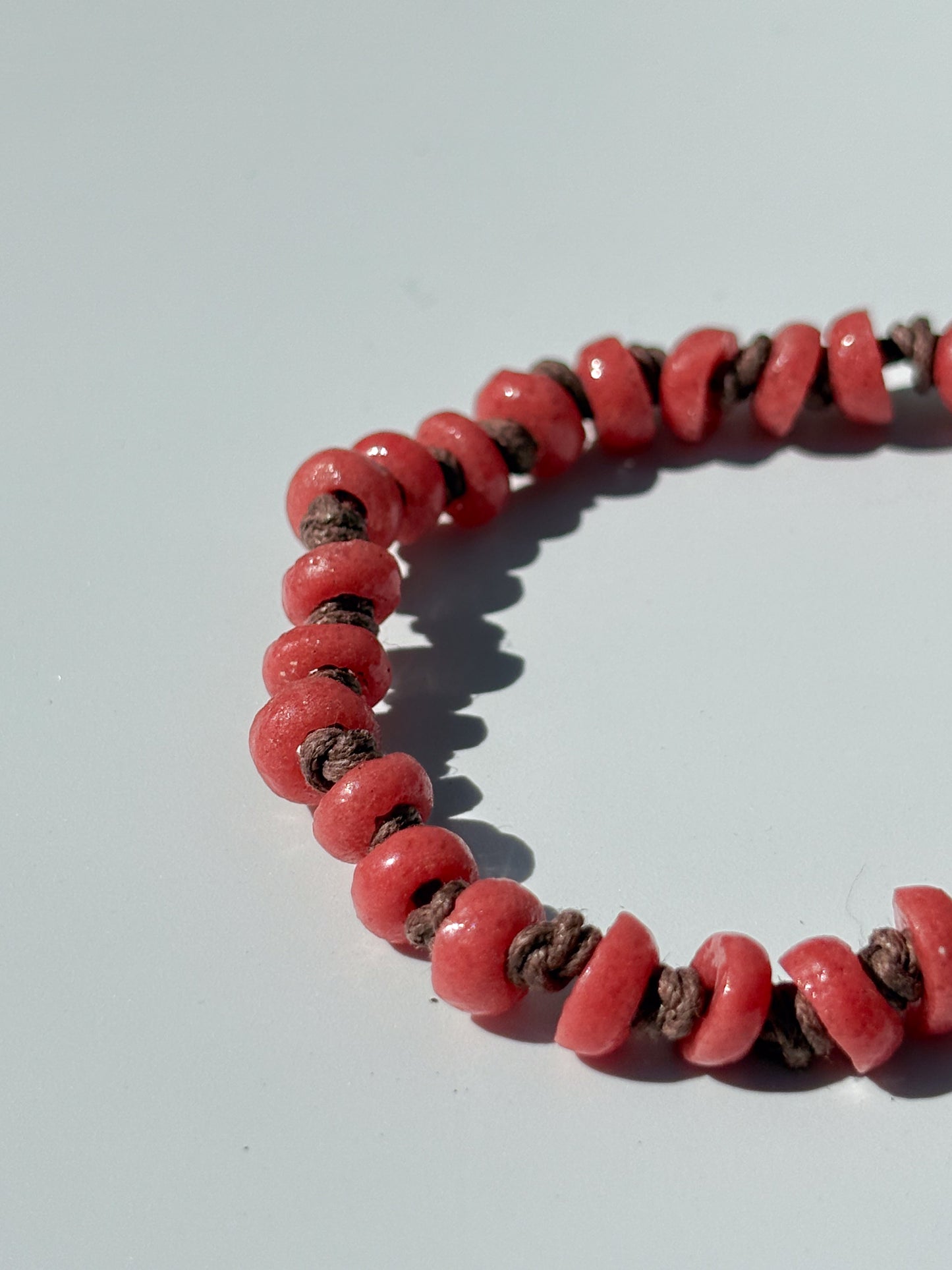 Recycled Glass Bead Bracelet