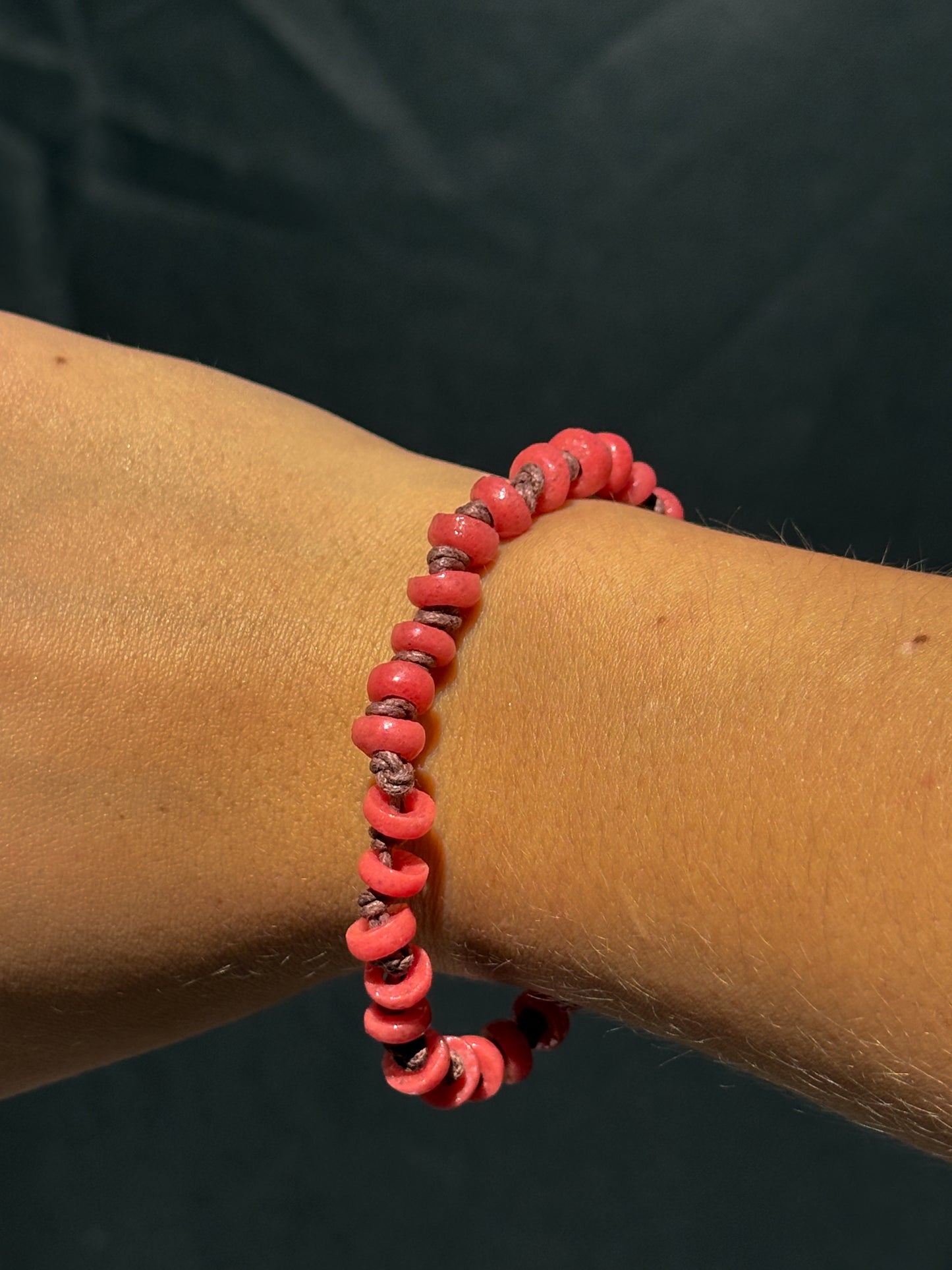 Recycled Glass Bead Bracelet