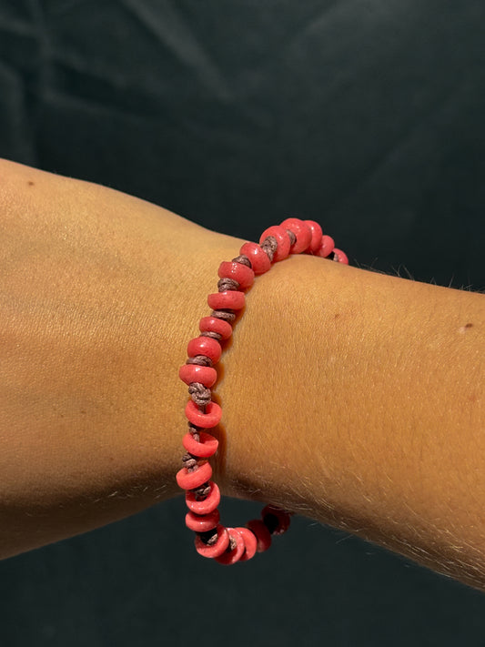 Recycled Glass Bead Bracelet