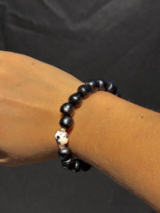 Recycled Glass Bead Bracelet