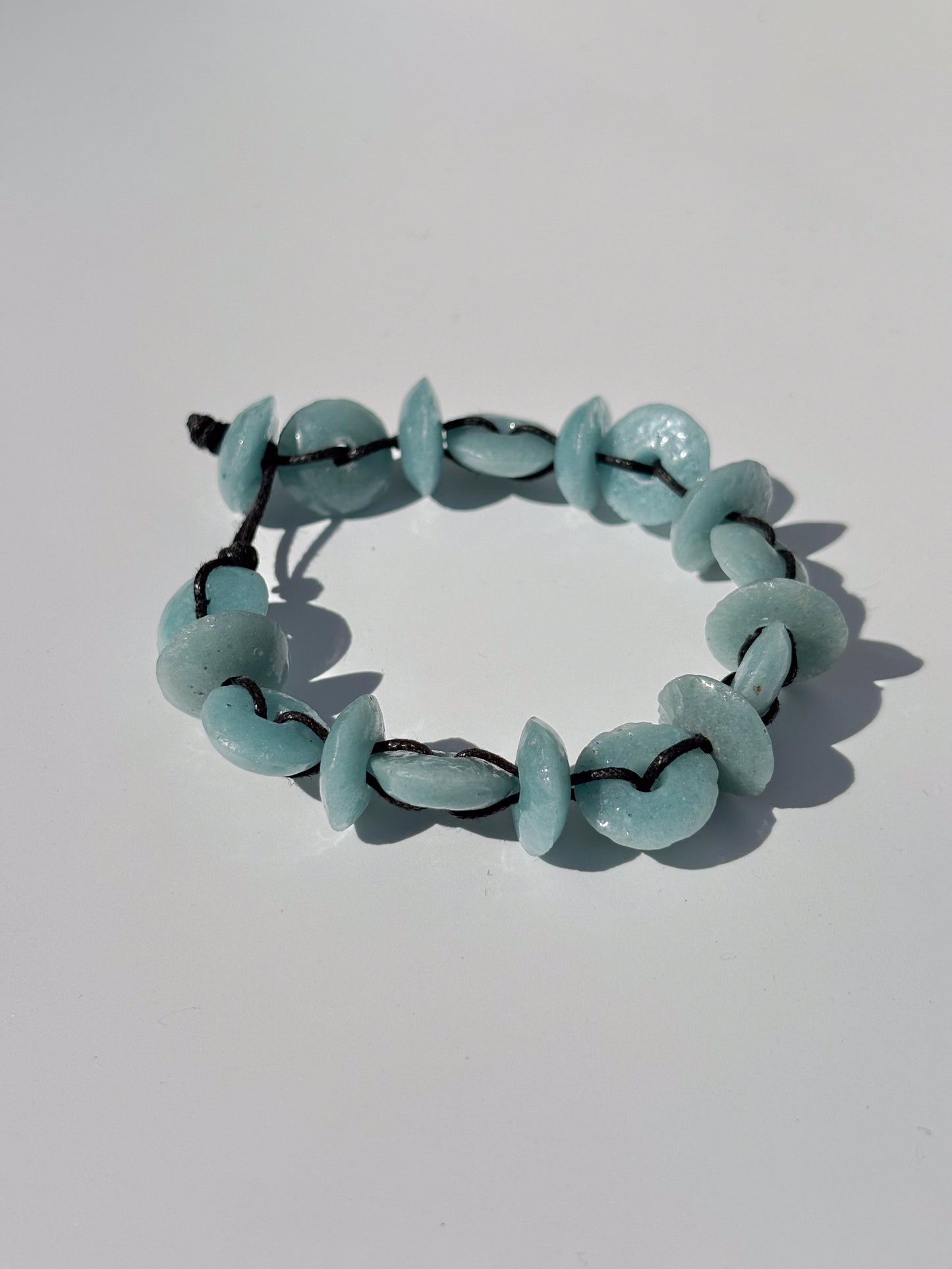 Recycled Glass Bead Bracelet