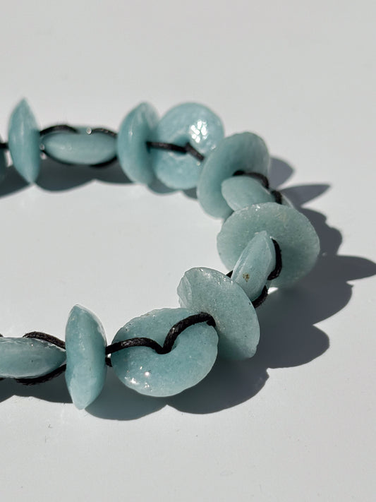 Recycled Glass Bead Bracelet