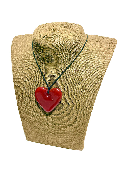Recycled Glass Pendant Necklace
