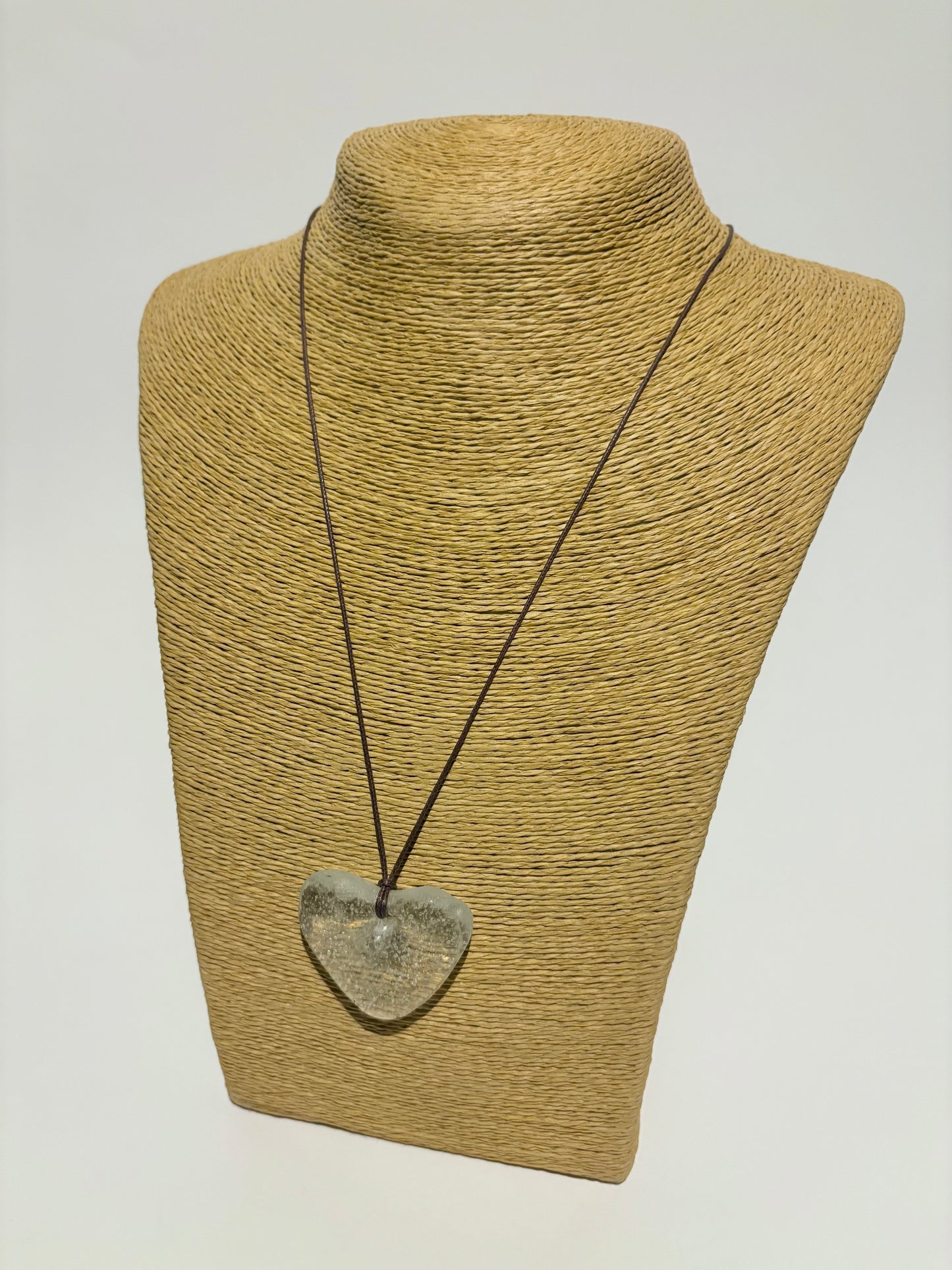 Recycled Glass Pendant Necklace