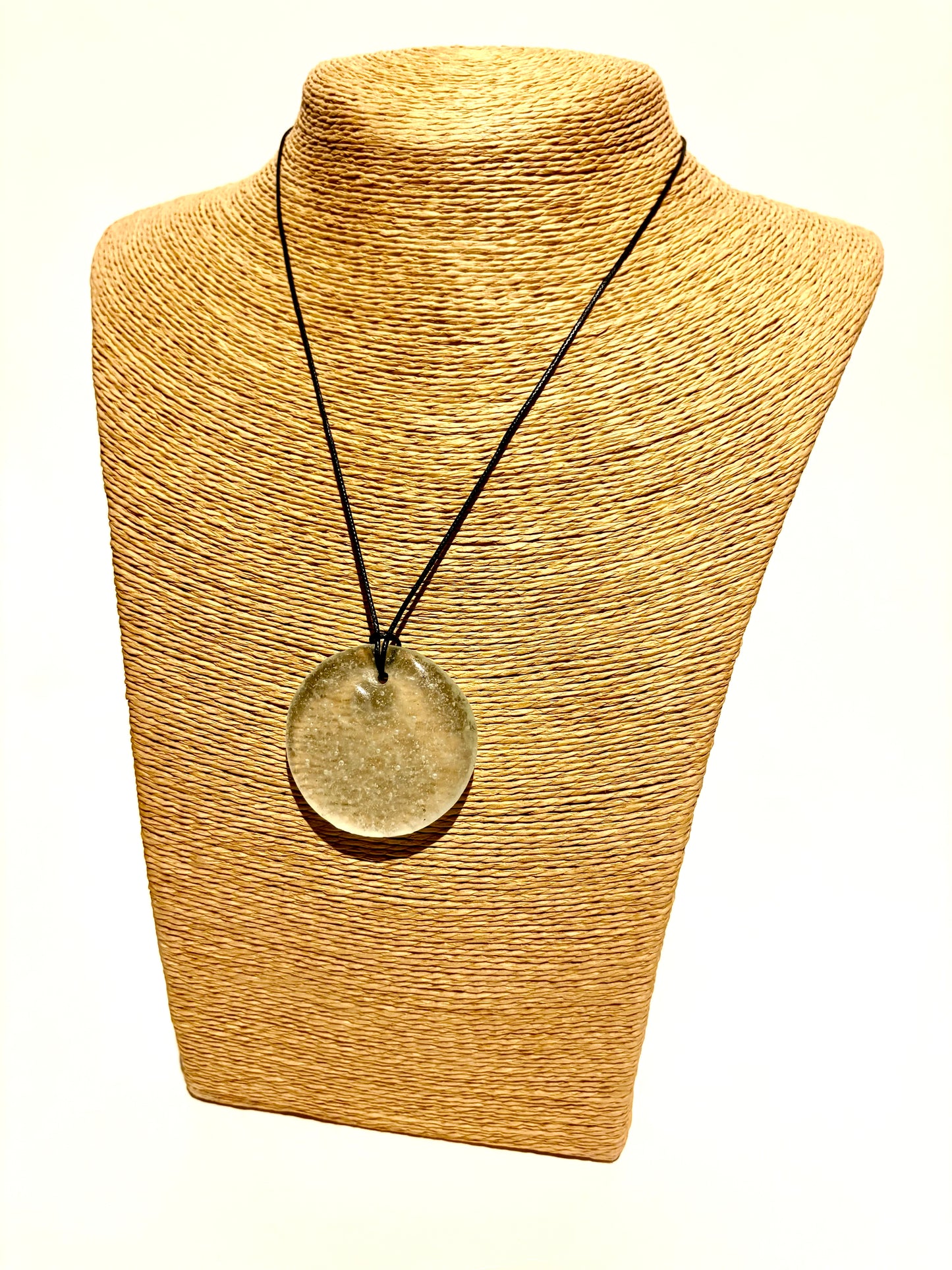 Recycled Glass Pendant Necklace