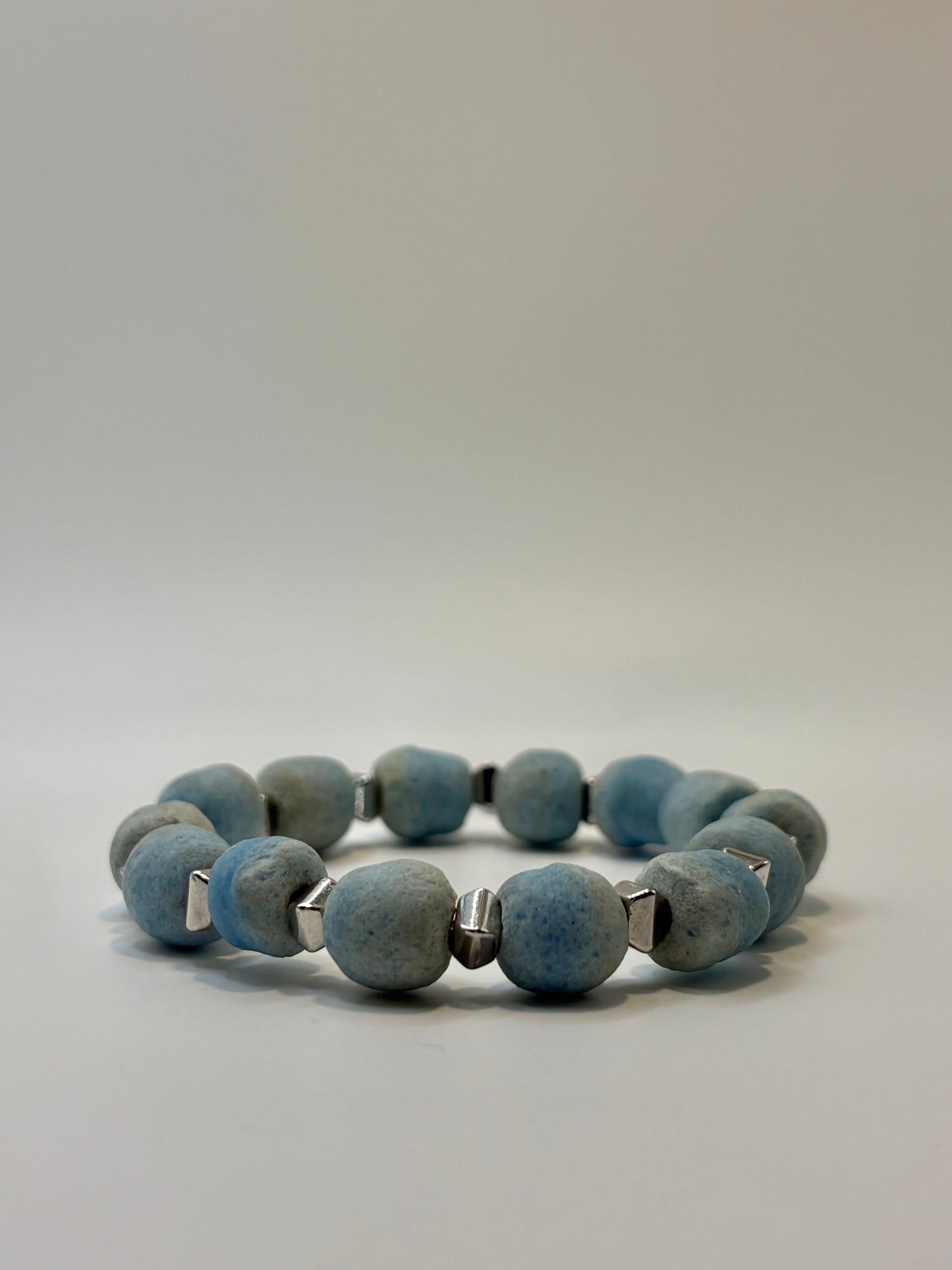 Recycled Glass Bead Bracelet - Fall Collection