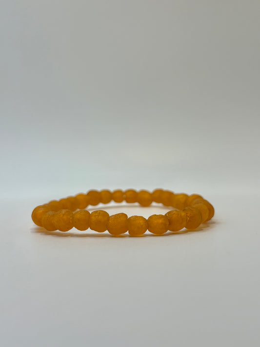 Recycled Glass Bead Bracelet - Fall Collection