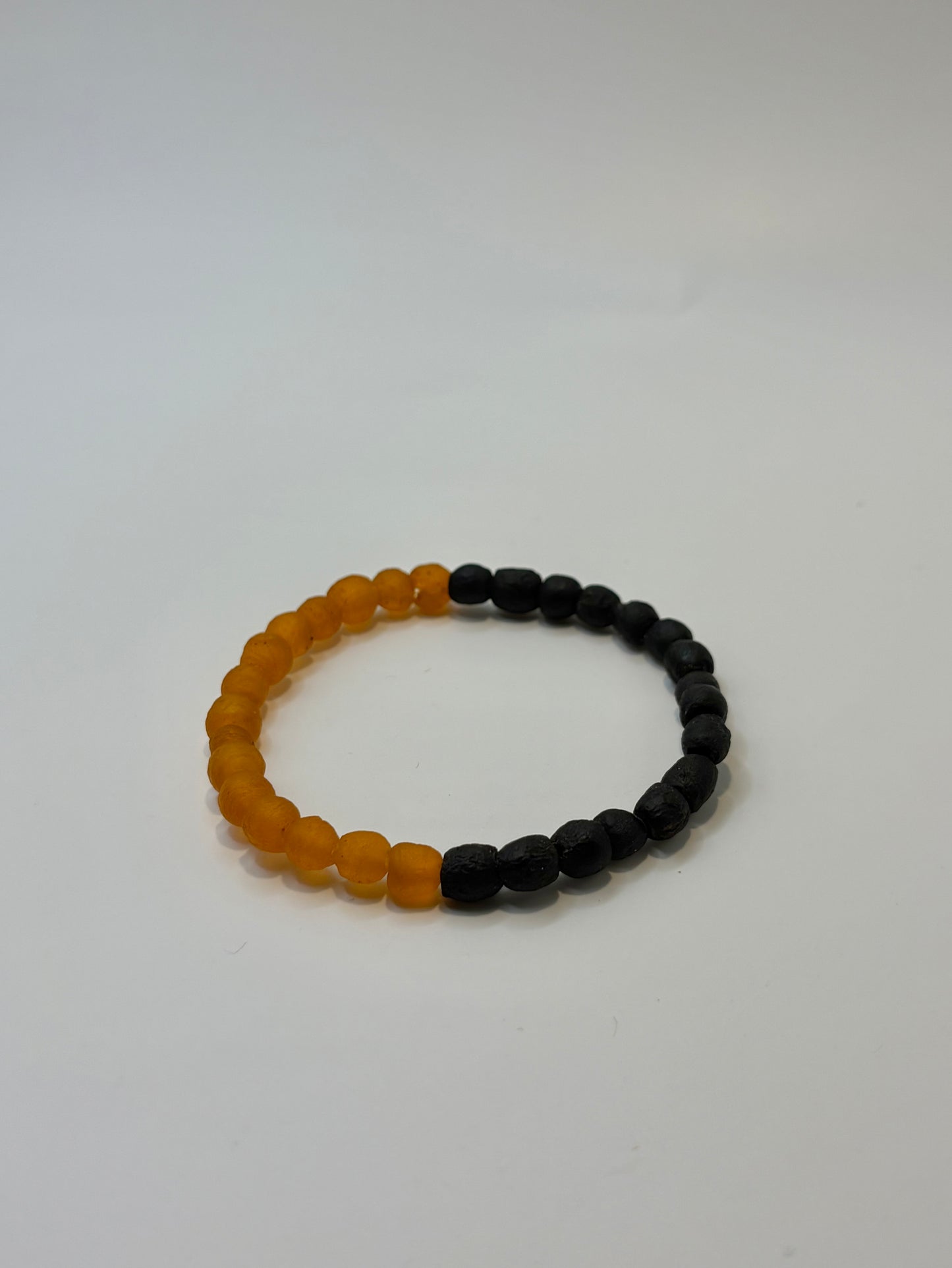 Recycled Glass Bead Bracelet - Fall Collection