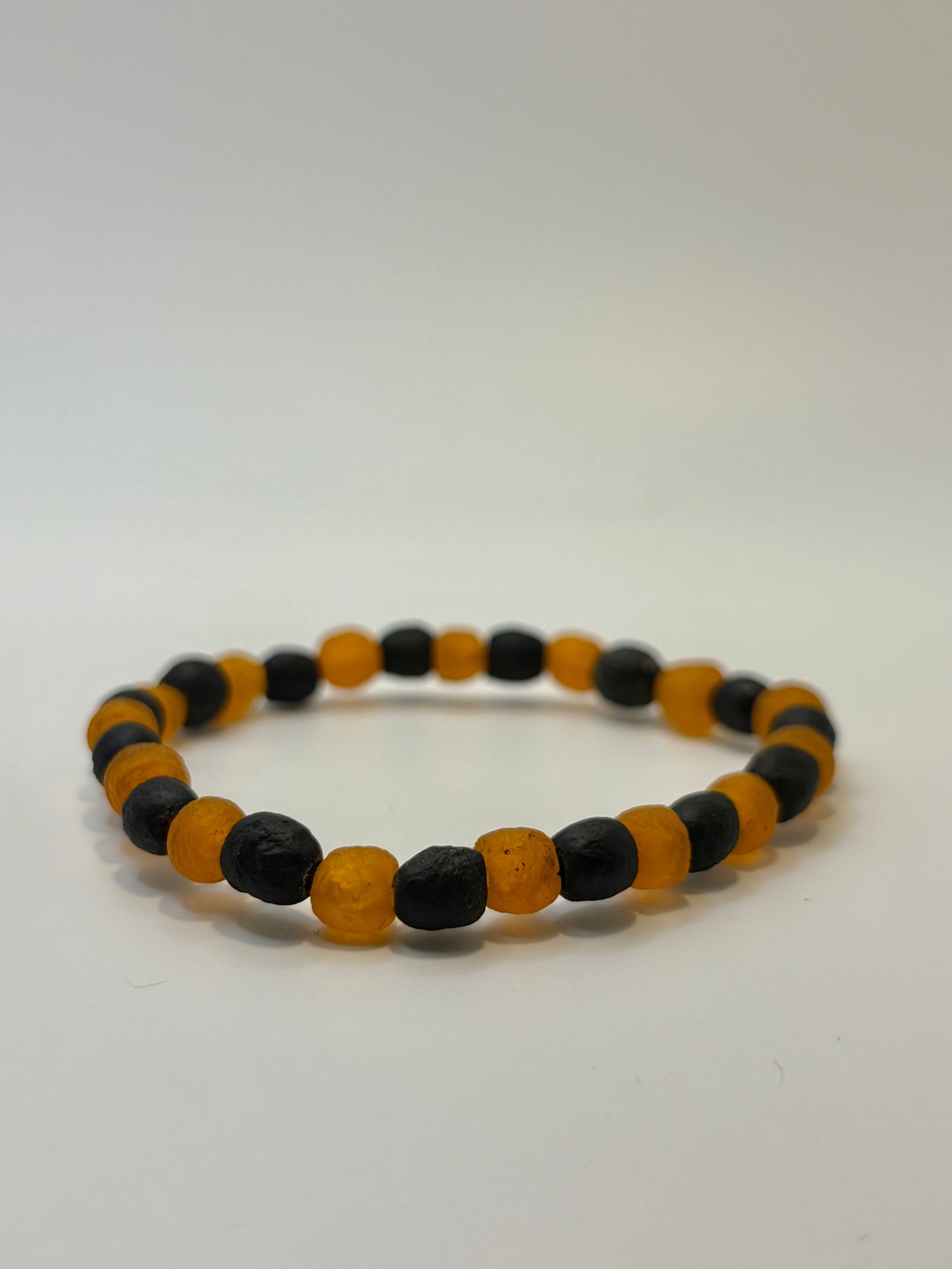 Recycled Glass Bead Bracelet - Fall Collection