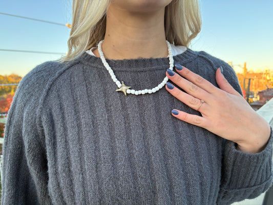 Recycled Glass Bead Necklace - Fall Collection