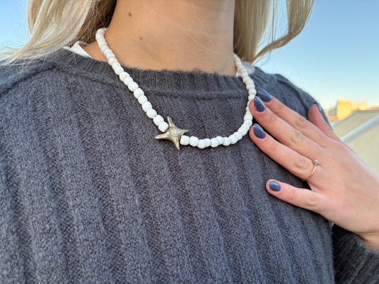 Recycled Glass Bead Necklace - Fall Collection