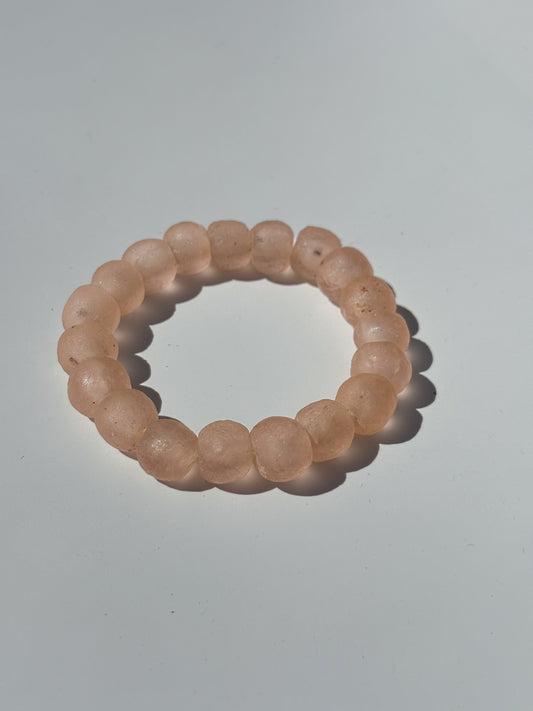 Recycled Glass Bead Bracelet